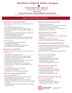 Honored to Serve - The Northern Virginia Urban League