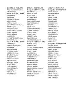 Groupes