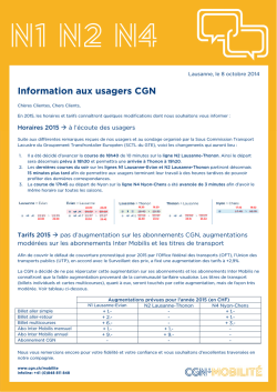 Information aux usagers CGN