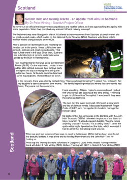 an update from ARC in Scotland (HopGossip! AW 2014)