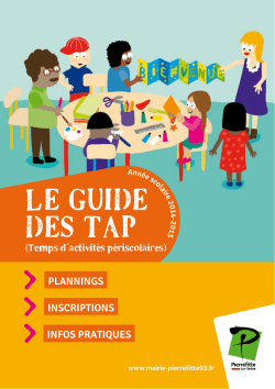 le Guide des TAP - Pierrefitte-sur