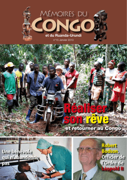 Revue n° 15 - Mémoires du Congo
