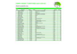 Résultats 5km - 2014 - Vallons de la Tour Triathlon