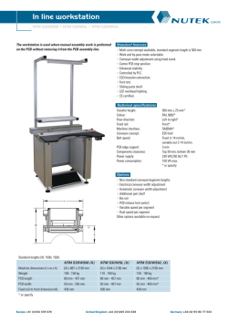 In line workstation