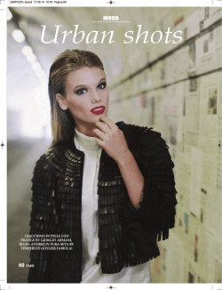 Urban style [pdf] - Ticino Management