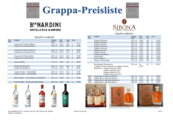 GRAPPA NARDINI GRAPPA SIBONA