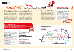 Infos travaux CFF-SNCF