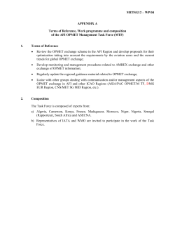 METSG12-WP04-Appendix-A-Status of ImplementationMTF