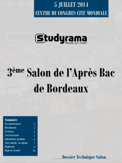 Diapositive 1 - Groupe Studyrama