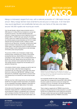 Mangoes -August, 2014 (PDF)