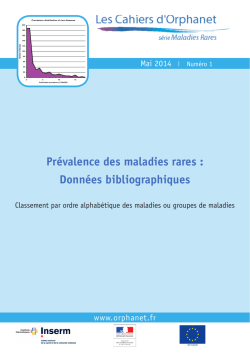 Prévalence des maladies rares : Données