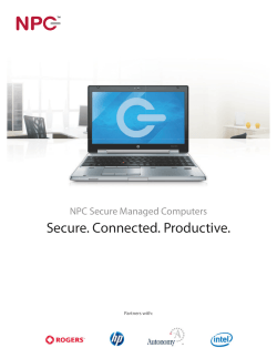 Secure. Connected. Productive.