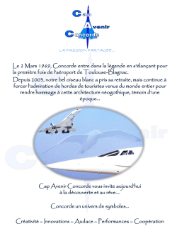 plaquette cac altran - Cap Avenir Concorde