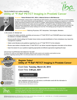 Utility of 18F-NaF PET/CT Imaging in Prostate Cancer