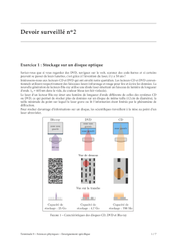 DS2 : Diffraction, interférences, effet Doppler