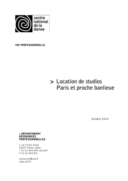 Location de studios Paris et proche banlieue