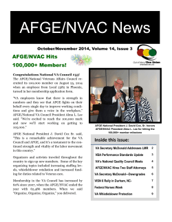AFGE NVAC October-November Newsletter 2014 11/06/14