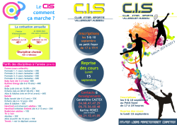 Plaquette C.I.S - Villemoustaussou