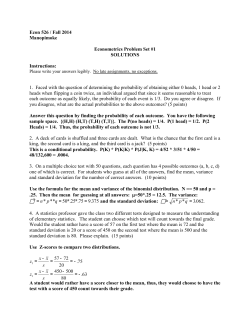 HW 1 solutions