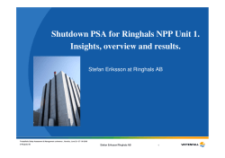 (Microsoft PowerPoint - Shutdown PSA for Ringhals NPP