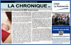 Le Pavillon des naissances de BMP innove encore