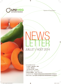 JUIllet / AOÛt 2014