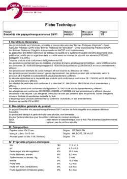 Fiche Technique