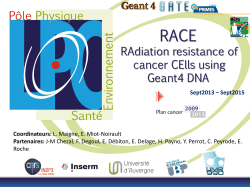 Lydia MAIGNE RACE RAdiation resistance of cancer CElls
