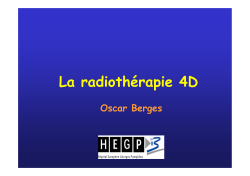 La radiothérapie 4D