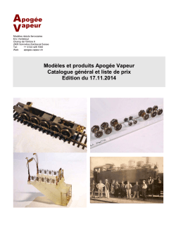 Catalogue , édition 17.11.2014