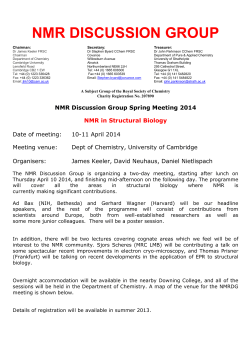 UK NMR Discussion Group