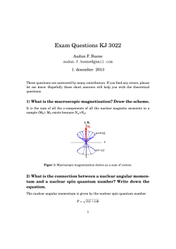 NMR Exam Questions v.2