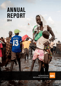 ANNUAL REPORT - Norwegian Refugee Council