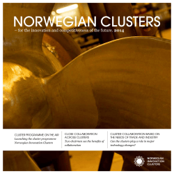 Magazine: Norwegian Clusters 2014 (pdf)