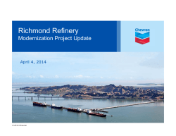 Richmond Refinery - East Bay Leadership Council