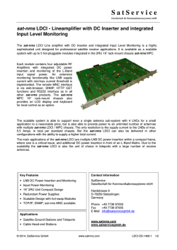 sat-nms LDCI - SatService GmbH