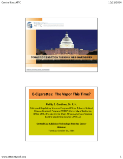 to view presentation slides - ATTC Addiction Technology Transfer