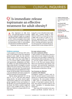 Is immediate-release topiramate an effective treatment for adult