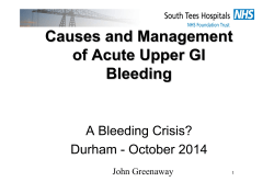 John Greenaway - UK Blood Transfusion And Tissue