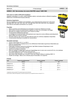 Servomoteur de vanne SAUTER vialoq&reg; AVM 1000