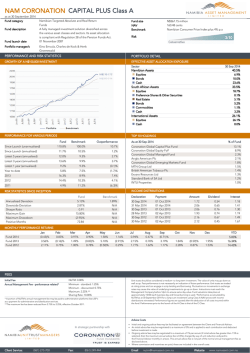 NAM CORONATION CAPITAL PLUS Class A