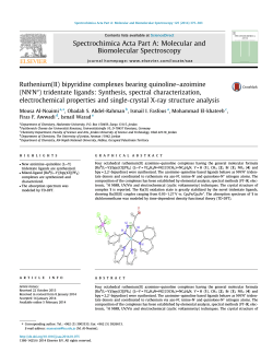 Ruthenium(II) bipyridine complexes bearing