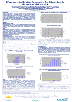 Differences in the Genotoxic Responses of Two