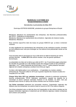 Dominique Estrosi-Sassone - Jeunes Destination Entreprises