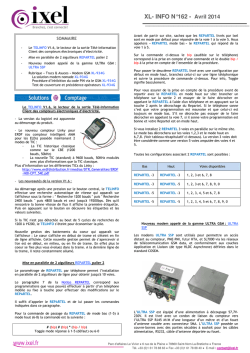 XL-Infos n°162 Avril 2014