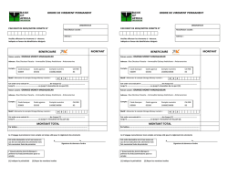 formulaire de virement permanent BOA