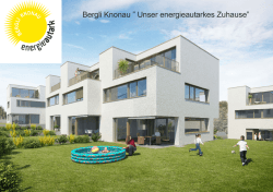 Bergli Knonau ” Unser energieautarkes Zuhause”