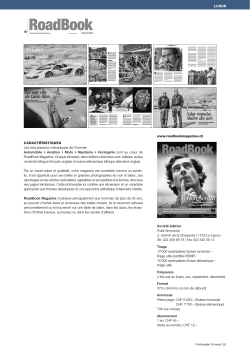 RoadBookmagazine - Printmedien Schweiz