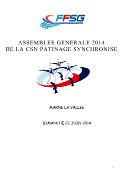 assemblee generale 2014 de la csn patinage synchronise