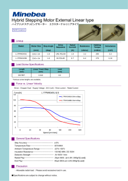 Hybrid Stepping Motor External Linear type